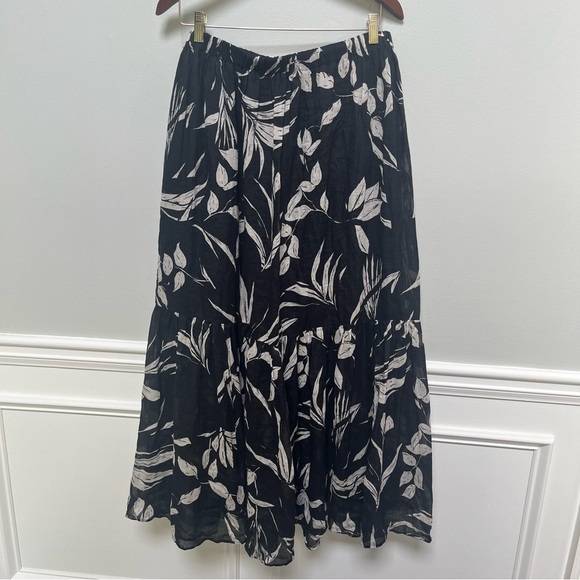 Banana Republic Fino Ramie Linen Maxi Skirt L - Picture 3 of 8